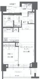 パークハウス高田馬場公園アーバンス 2階 間取り図