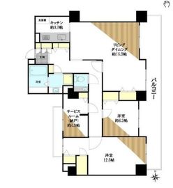 エルアージュ小石川 20階 間取り図