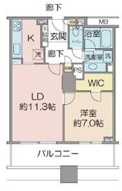 ザ・タワーグランディア 14階 間取り図