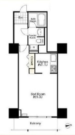 シーリアお台場 3-4-3205 間取り図