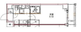 ルネサンスコート押上 202 間取り図