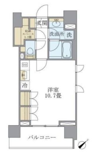LaSante千駄木 (ラサンテ千駄木) 905 間取り図