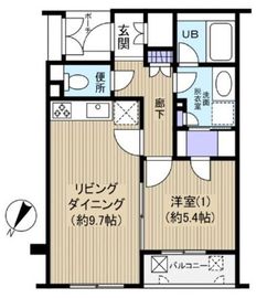 エルミタージュ参宮橋 109 間取り図