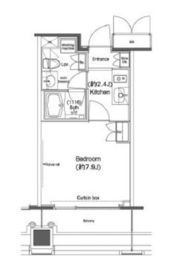 品川グラスレジデンス 1303 間取り図