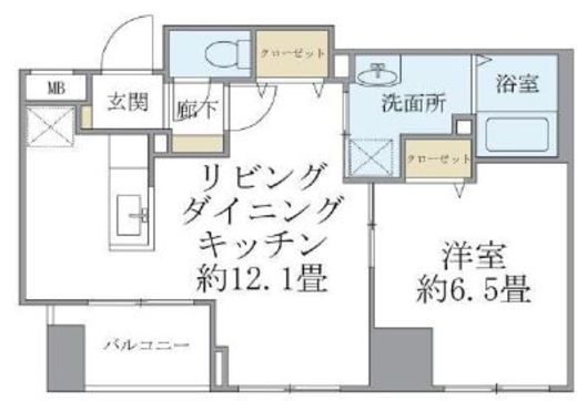 プリマヴェーラ 402 間取り図