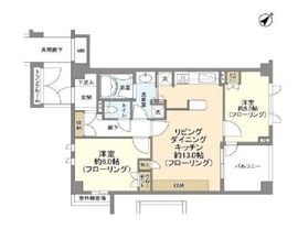 プラウド千川 3階 間取り図