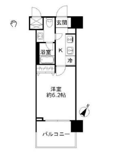 フォレシティ豊洲 1010 間取り図