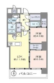 文京ガーデン・ザ・サウス 17階 間取り図