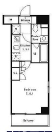 パークキューブ武蔵小杉 1110 間取り図