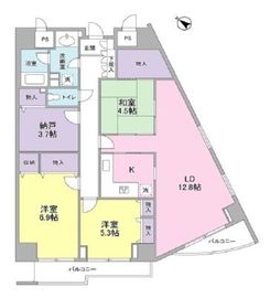 グランドメゾン三軒茶屋 10階 間取り図