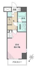 アジールコート品川 603 間取り図