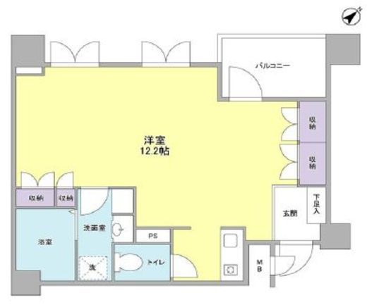 サンクレスト武井 307 間取り図