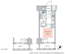 アーバネックス大井仙台坂 703 間取り図