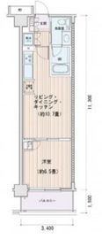 エスティメゾン豊洲レジデンス E828 間取り図