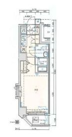 バージュアル新御徒町 6階 間取り図