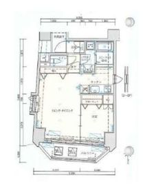 バージュアル新御徒町 5階 間取り図