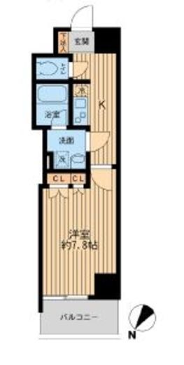 日本橋ファーストレジデンス 309 間取り図