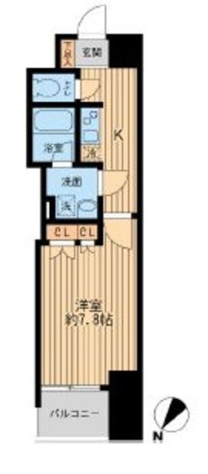 日本橋ファーストレジデンス 1003 間取り図