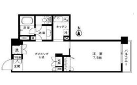 シティハイツ白金高輪 1階 間取り図