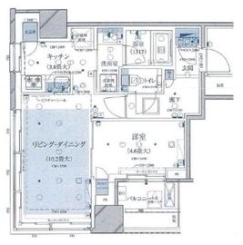 クロスエアタワー 5階 間取り図