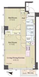 神楽坂南町ハウス 204 間取り図