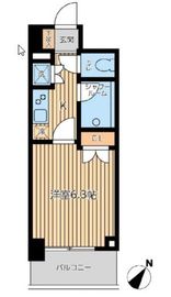 シティスパイア森下 206 間取り図