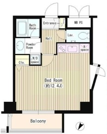 Wat's白金 405 間取り図