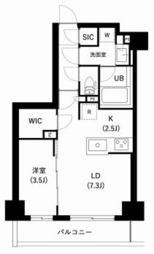ザ・レジデンス三ノ輪2 602 間取り図