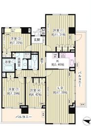 マーシュフィールド四番町 705 間取り図