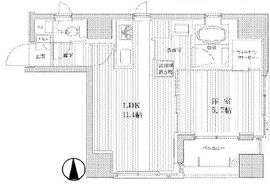 ジュイール東京八丁堀 9階 間取り図