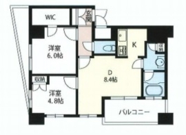 エスティメゾン浅草駒形 1304 間取り図