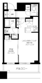 ブリリアタワーズ目黒 6階 間取り図