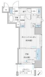 グランデュール富士 201 間取り図