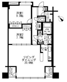 アーバンパーク代官山1 402 間取り図