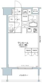 パークキューブ板橋本町 603 間取り図