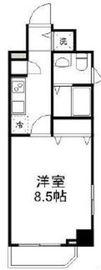 ガーラ・ステーション新宿御苑前 3階 間取り図