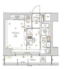 ログ本所吾妻橋 101 間取り図