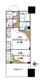 シティタワー銀座東 10階 間取り図