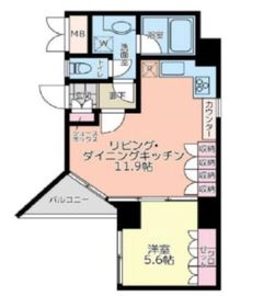 パレ・ソレイユ東日本橋 3階 間取り図