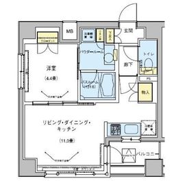 ドゥーエ五反田 901 間取り図