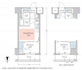 アーバネックス深川木場 403 間取り図