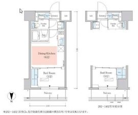 アーバネックス深川木場 402 間取り図
