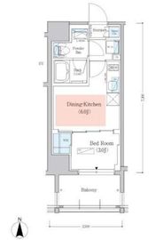 アーバネックス深川木場 406 間取り図