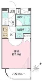 ジェイパーク恵比寿3アルティマ 5階 間取り図