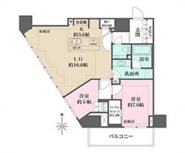 ザ・パークハウス三田タワー 3階 間取り図