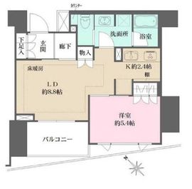 ザ・パークハウス目黒青葉台 1階 間取り図