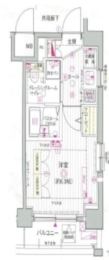エステムプラザ品川アーバンヒルズ 11階 間取り図