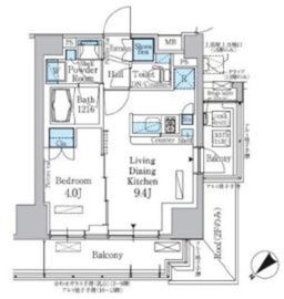 パークアクシス西巣鴨 401 間取り図