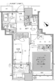 シティタワー武蔵小山 11階 間取り図