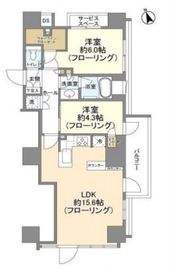 パークリュクス虎ノ門 16階 間取り図